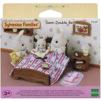 Sylvanian Families - Semi-dubbelsäng - 5019 - - One Size - Docksäng