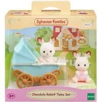 Sylvanian Families Chocolate Rabbit Twins Set