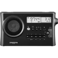 Sangean PR-D4BT AM/FM/Bluetooth portabel digital radiomottagare med grå färg