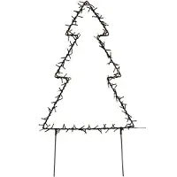 Julgran i metall 75 cm, 175 LED-ljus NORDIC WINTER (780-041)