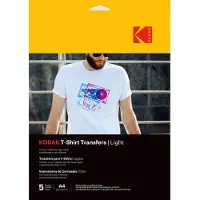 Kodak T-shirt transfer Vit A4 5 ark