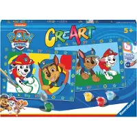 Ravensburger CreArt Målarset - Paw Patrol - - One Size - Kreativt lekset