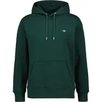 Gant för män. 2007058 Shield Hoodie (XXL), Casual, Grön, Bomull, Lång ärm