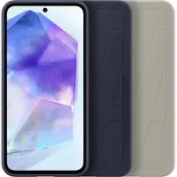 Samsung EF-GA556 - Baksidesskydd för mobiltelefon - silikon - grå - för Galaxy A55