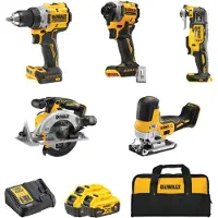 DeWalt .COMBO KIT 18V DCK502P3 5-EL. 3x5.0Ah
