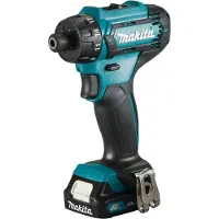 Makita Sladdlös borr/skruvdragare DF033DWAE, 12V MAX, 2x 2,0 Ah Li-jon