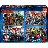 Educa Multi 4 Avengers 50-80-100-150