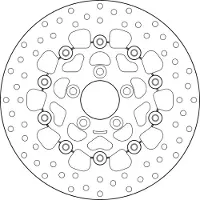 Brembo Bromsskivor godkända enligt ECE R90 78B40828 BAK