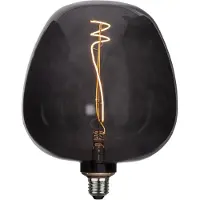 Star Trading LED lampa E27 | G125 | decoled svart | 2W []