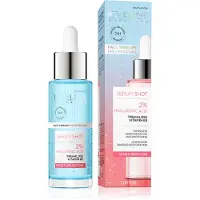 Eveline Cosmetics Shot Serum 2% Fuktgivande och närande Hyaluronsyra 30 Ml