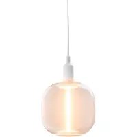 Airam Unna LED Pendelarmatur Klar E27 Vit sladd