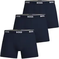 HUGO BOSS Boxershorts 'Power' nattblå / vit
