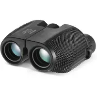 Wosawe outdoor sports 10x25 kompakt kikare med hög effekt för utomhussportteleskopfickor för konsertresor Barnpresent Black 10x25 svart