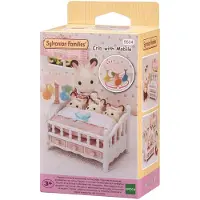 Sylvanian Families - Crib with Mobile - 5534 - - One Size - Docksäng