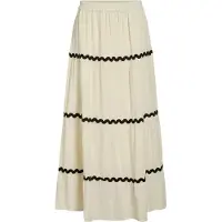 Vila Kjol 'VIManda' beige / svart
