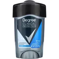 Degree Herr, Kliniskt skydd, Ren, Svettkontroll Deodorant, 1,7 oz (48 G) black