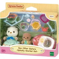 Sylvanian Families Sea Otter Sisters-Splashy Snorkel Set-