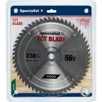 Specialist Sågklinga för trä Wood; 230x1,6x30/20/16 mm; Z56