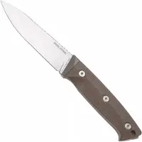 Real Steel Black Thorn 3621NM, Satin K110, Natural Micarta fixed knife, Ivan Braginets design