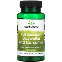 Swanson Health Fullspektrum Boswellia & Curcumin, 300 mg, 60 kapslar