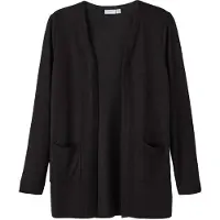 Name it Cardigan - Noos - Stickad - NkfVicti - Svart - - 7-8 år (122-128) - Cardigan