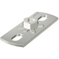 Vsh Fabrieken Monteringsfläns GP rostfri M10 80x30 mm