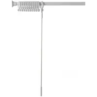 Van Der P Gardinstång flerfärgad vit 70-170 cm