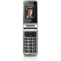 BEA SL645plus LTE Silver Line – stortangents vikbar mobiltelefon, svart