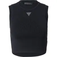 GUESS Broderad topp 'Alexia' svart