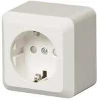 ABB Uttag SINGLE (Jussi) CONNECTION 16A Vit