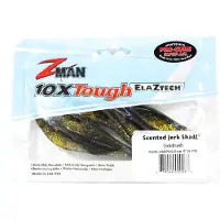 Z-Man Soft Lure Jerk ShadZ 5 Inch 5/Pack Gold Rush (0068)