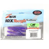 Z-Man Soft Lure Jerk ShadZ 4 Inch 5/Pack Dark N Stormy (5589)