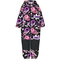 Name it Softshelloverall m. Fleece - Noos - NmfAlfa08 - Svart/BI - - 4 år (104) - Softshell