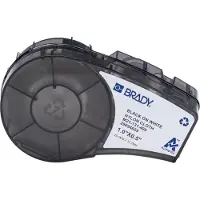 Brady M21-131-499 nylontejp | svart text - vit tejp | 25,40mm x 12,70mm (original)
