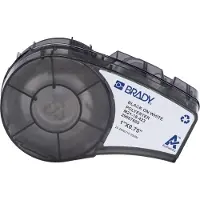Brady M21-18-423 polyestertejp | svart text - vit tejp | 25,40mm x 19,05mm (original)
