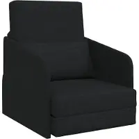 vidaXL Sängsoffa Svart 65 x 80 x 83 cm tyg 4106639