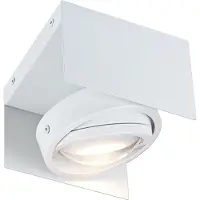 MEGATRON Cardano LED-takspotlight 1 lampor vit Cardano, dimbar, Vitt / opal, Hall, Metall, Modern, LED-taklampa