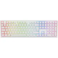 Ducky Zero - Vit - Fullsize - Cherry MX2A Red - RGB - Trådlös (Tri-mode)