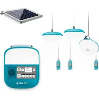 BioLite Solkraftshus 625 Sollampa/laddning/radio