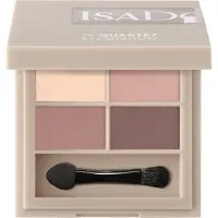 IsaDora The Eyeshadow Quartet Ögonskugga 4 g Nr. 01 - Muddy Nudes