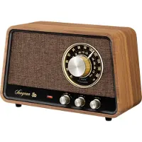 Sangean Wood radio mörkt trä