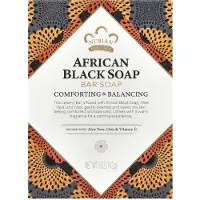 Nubian Heritage , Afrikansk svart bar tvål, 5 oz (142 g)
