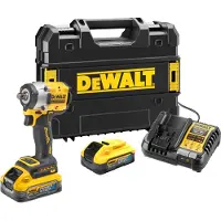 DeWalt Slagmutterdragare DCF921H2T-QW; 18 V; 2x5,0 Ah batt.