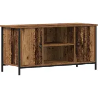 vidaXL TV-skåp Gammalt trä 100 x 40 x 50 cm Konstruerat trä
