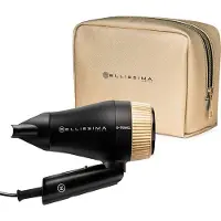 Bellissima Sèche Cheveux - Bellissima - Voyage Compact Pour Tous Types de Cheveux - Poignée Pliante - 2 Combinaisons &amp; Étui de Voyage - 1400W svart