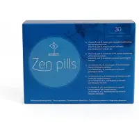500 Cosmetics Zen Pills, avslappnande piller för att kontrollera ångest Unique blåbär