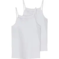 Name it Linne - Noos - NkfStrap - 2-pack - Bright White - - 13-14 år (158-164) - Linne