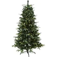 Konstgjort julgran PE/PVC VIGA, klass A, 170x116 cm m/LED-ljus NORDIC WINTER (780-215)
