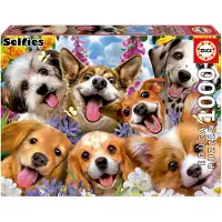 Educa Pussel 1000 Bitar Puppies Selfie