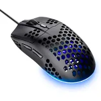 Trust GXT 928 Helox - Mus - ultra-lätt, gaming - högerhänt - optisk - 6 knappar - kabelansluten - USB - svart